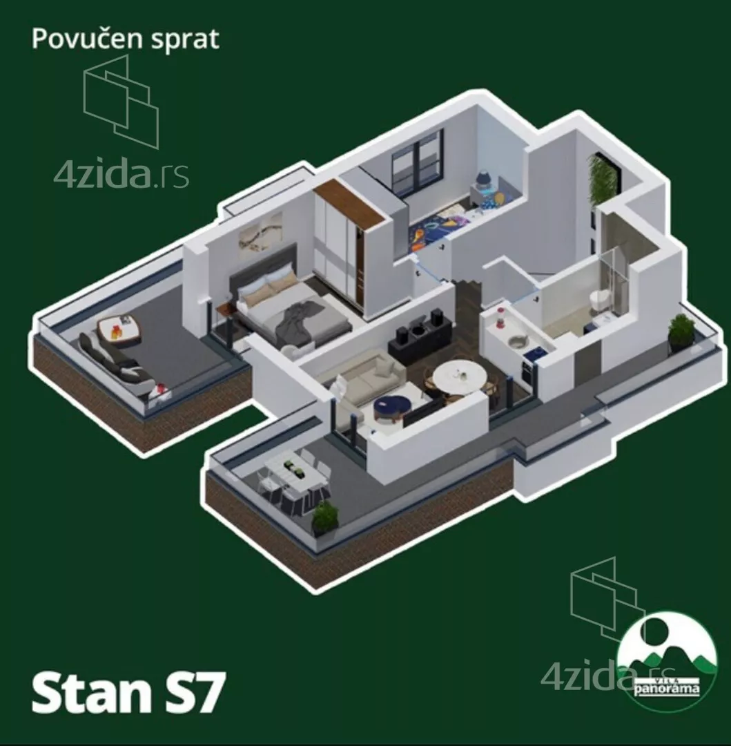 Trosoban stan | 4zida