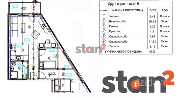 Dvoiposoban stan | 4zida