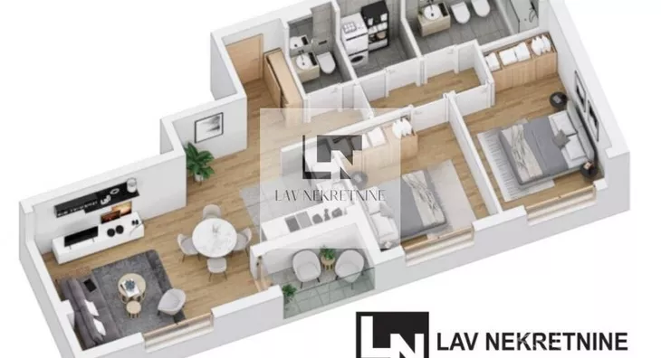 Trosoban stan | 4zida