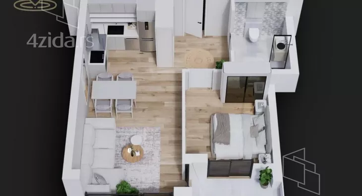 Dvosoban stan | 4zida