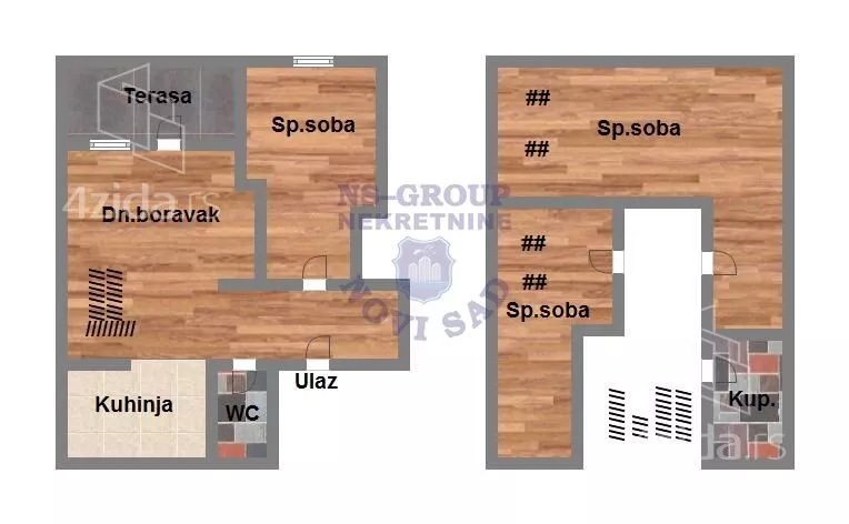 Troiposoban stan | 4zida