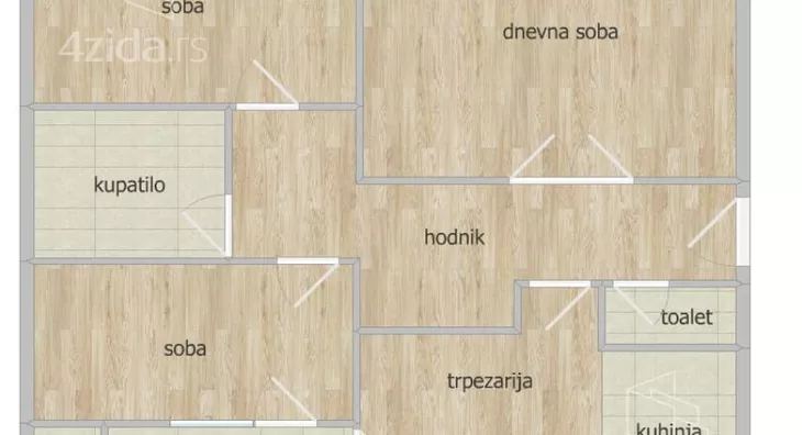 Trosoban stan | 4zida