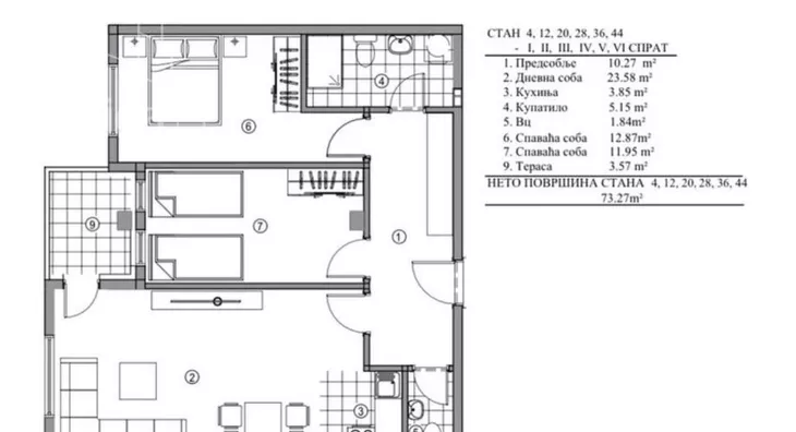 Dvoiposoban stan | 4zida