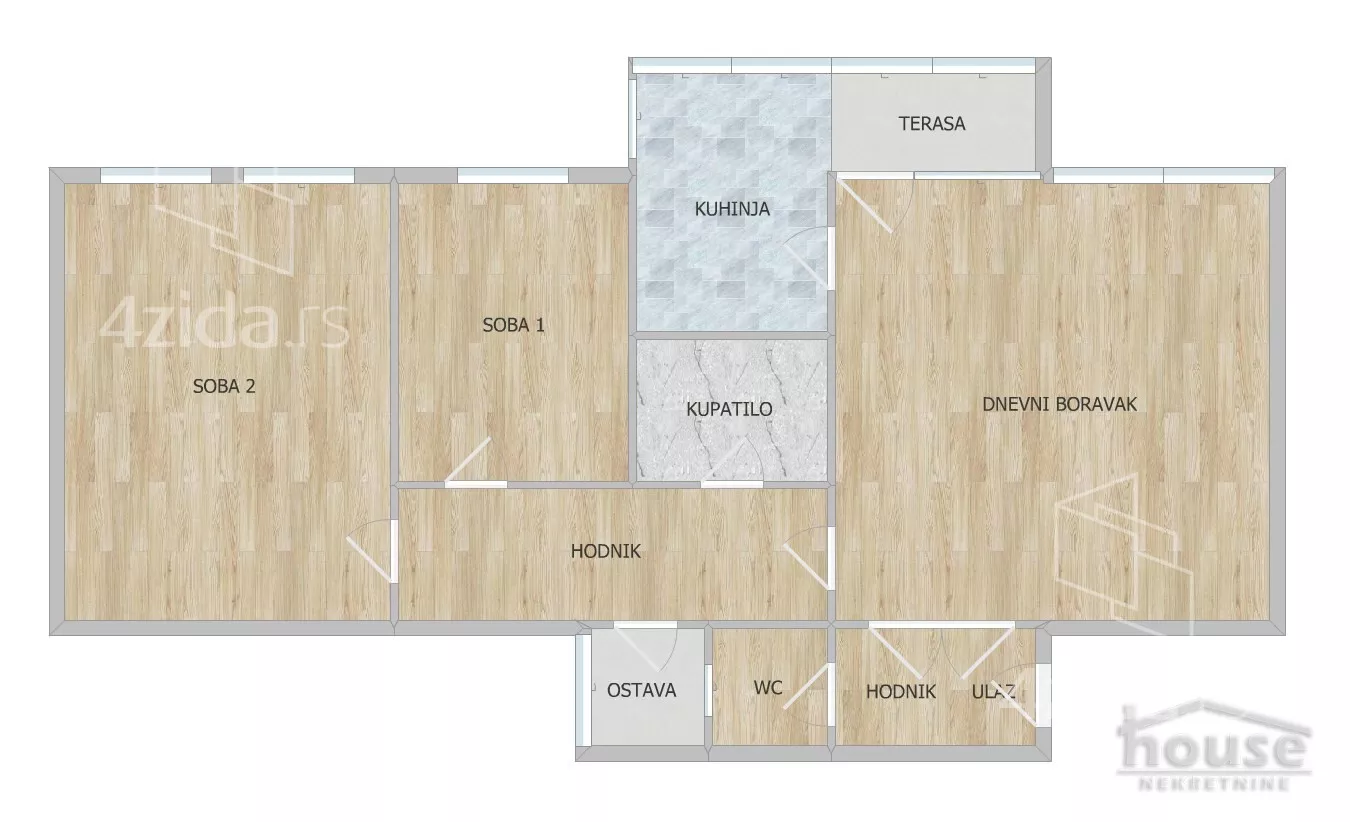 Dvoiposoban stan | 4zida