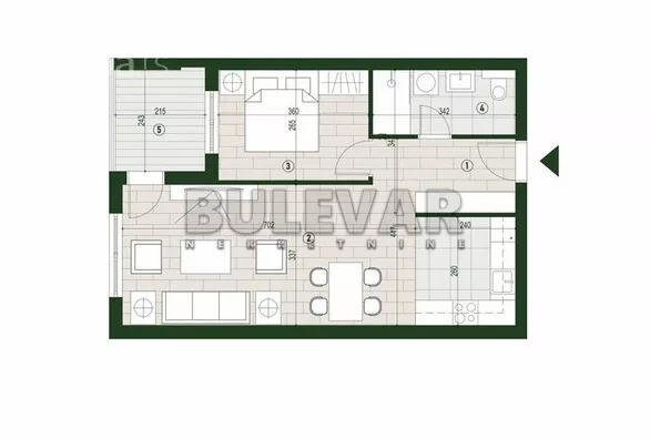 Dvosoban stan | 4zida