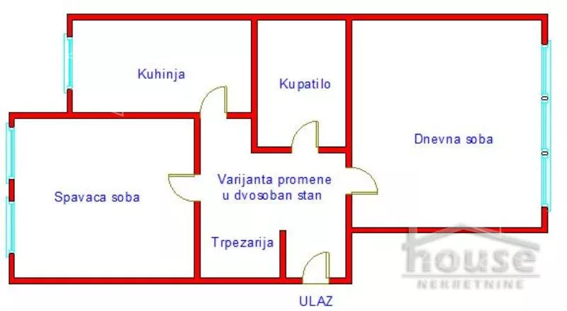 Jednosoban stan | 4zida