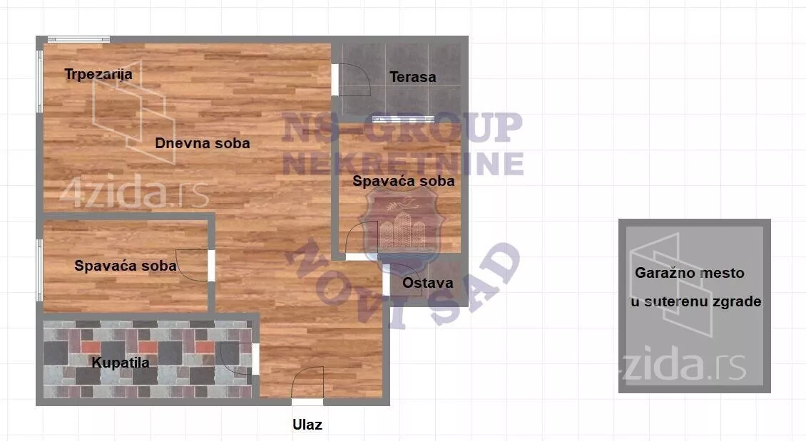 Trosoban stan | 4zida