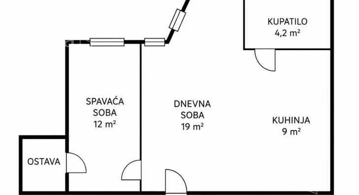 Jednoiposoban stan | 4zida