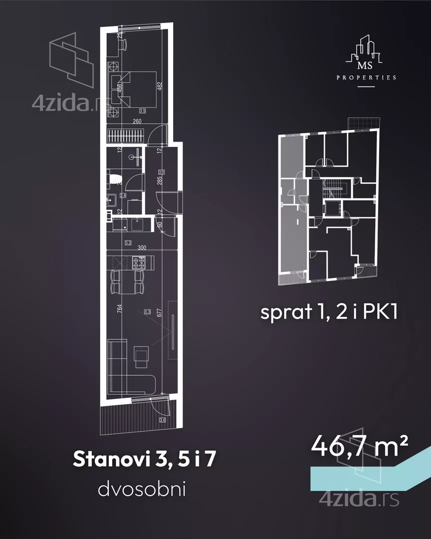 Dvosoban stan | 4zida