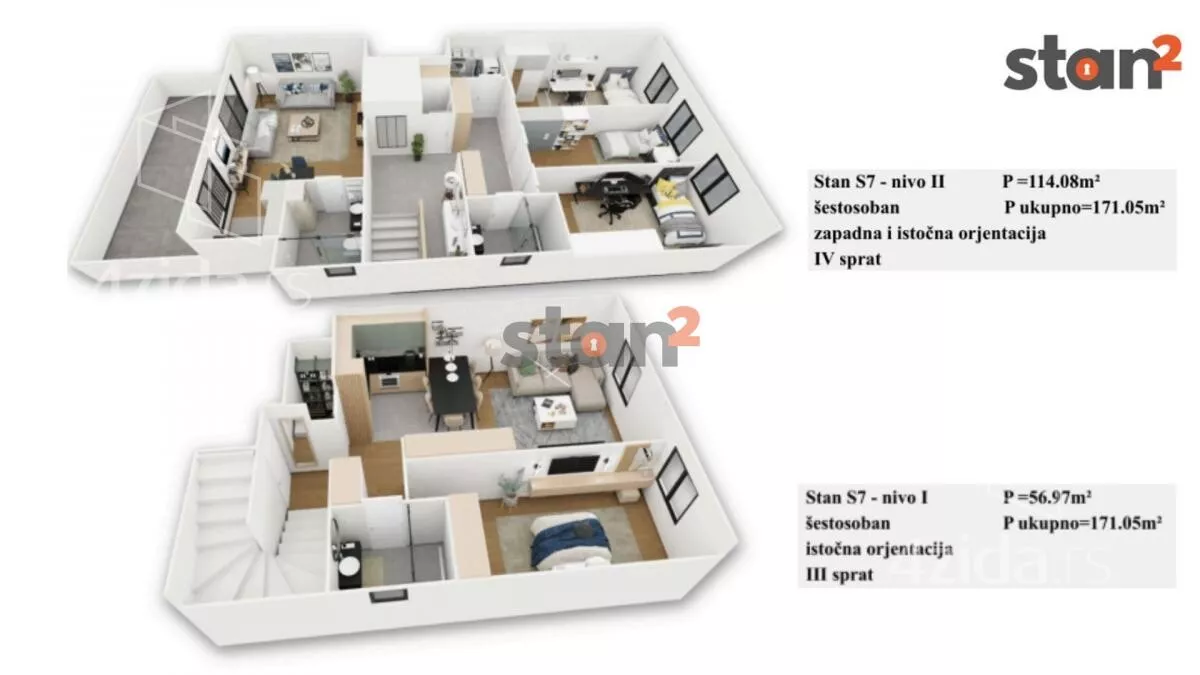 Šestosoban stan | 4zida