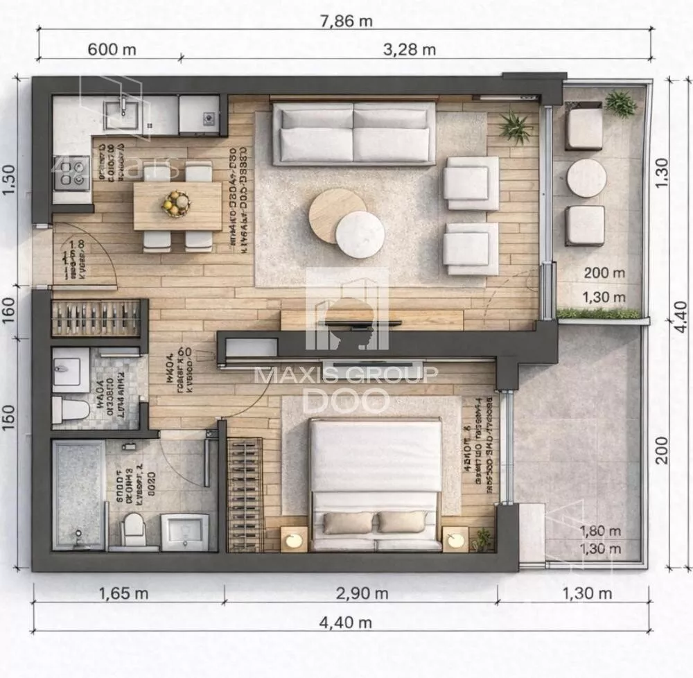 Dvosoban stan | 4zida