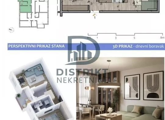 Jednoiposoban stan | 4zida