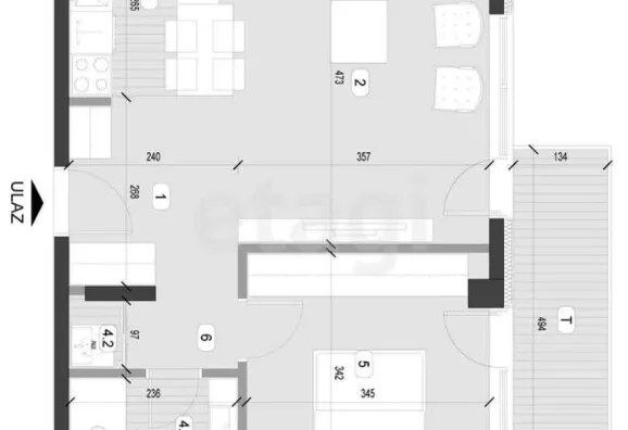 Dvosoban stan | 4zida