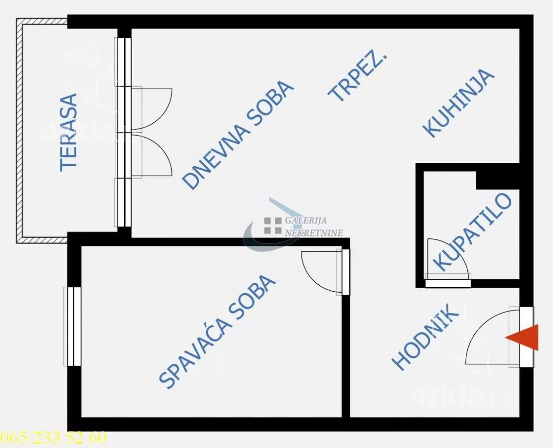 Dvosoban stan | 4zida