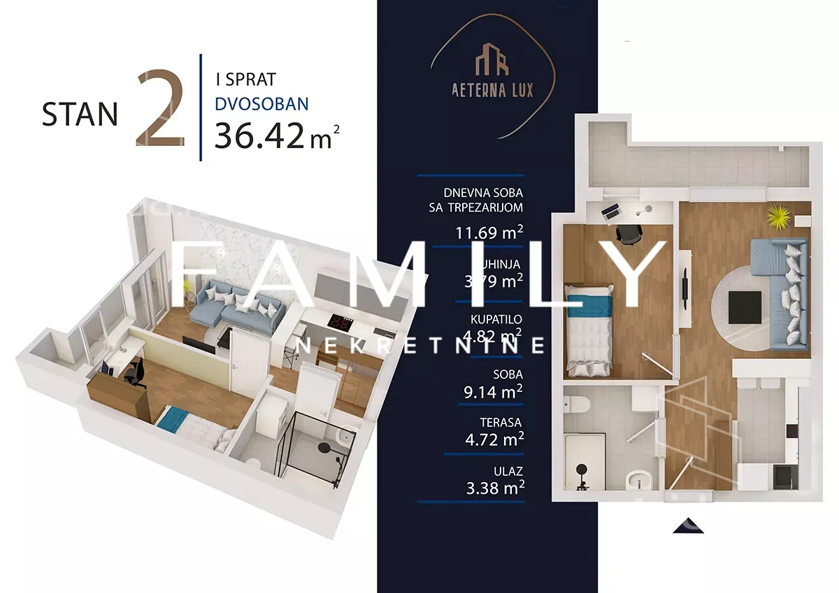 Dvosoban stan | 4zida