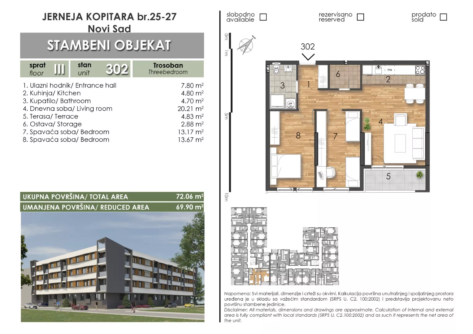 Trosoban stan | 4zida