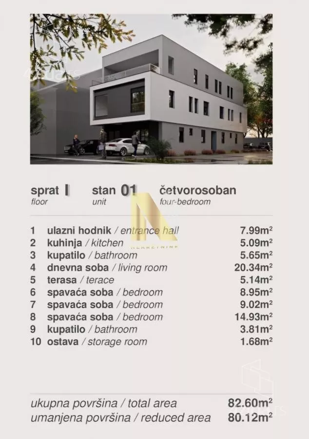 Četvorosoban stan | 4zida
