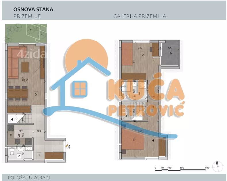 Trosoban stan | 4zida