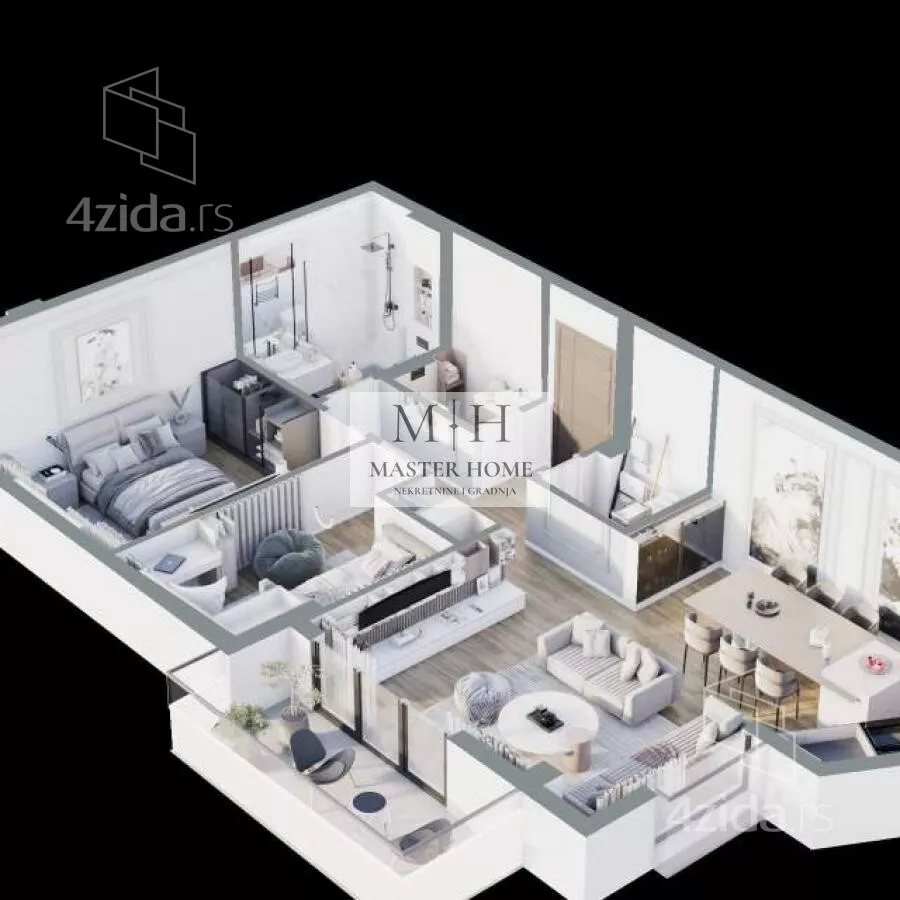 Trosoban stan | 4zida