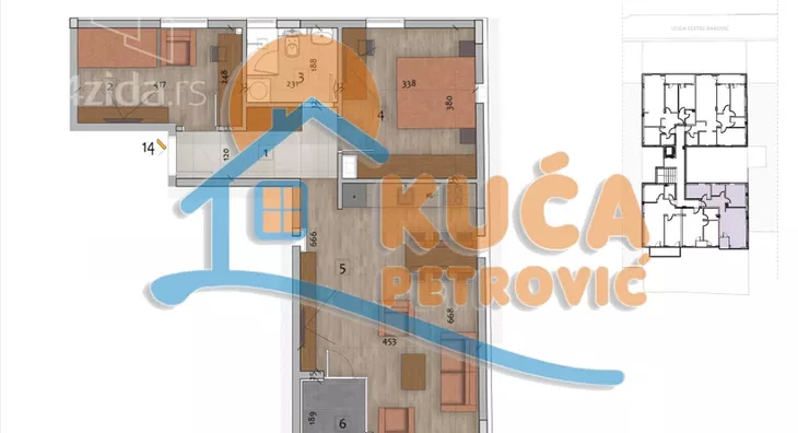 Dvoiposoban stan | 4zida