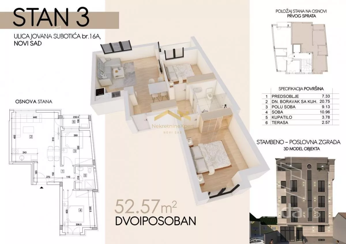 Dvoiposoban stan | 4zida