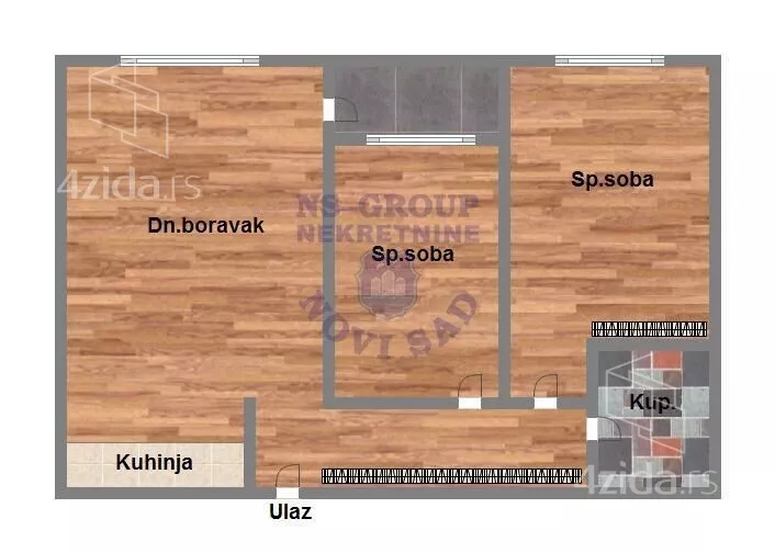 Trosoban stan | 4zida