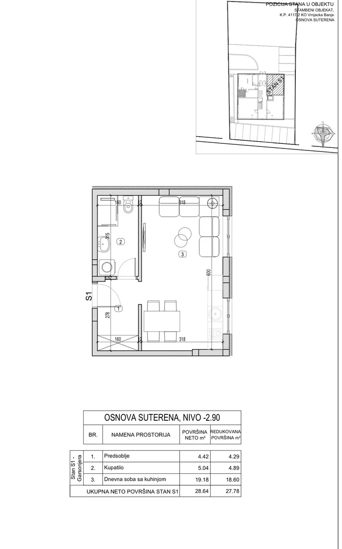 Garsonjera | 4zida