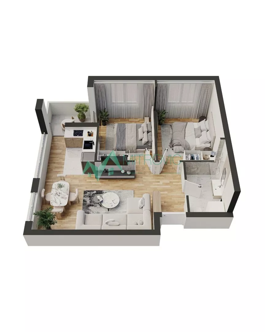 Dvoiposoban stan | 4zida