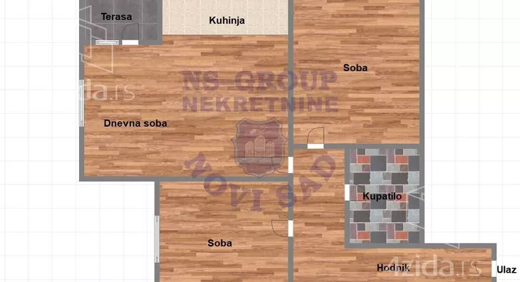 Trosoban stan | 4zida