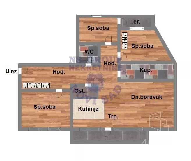 Troiposoban stan | 4zida