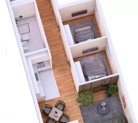 Trosoban stan | 4zida