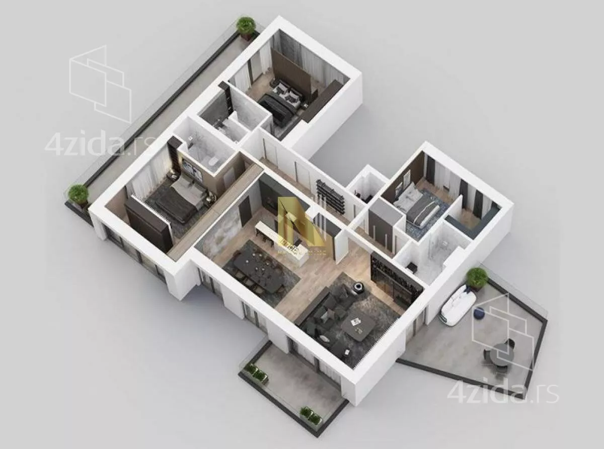 Četvorosoban stan | 4zida