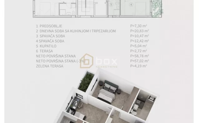 Dvoiposoban stan | 4zida