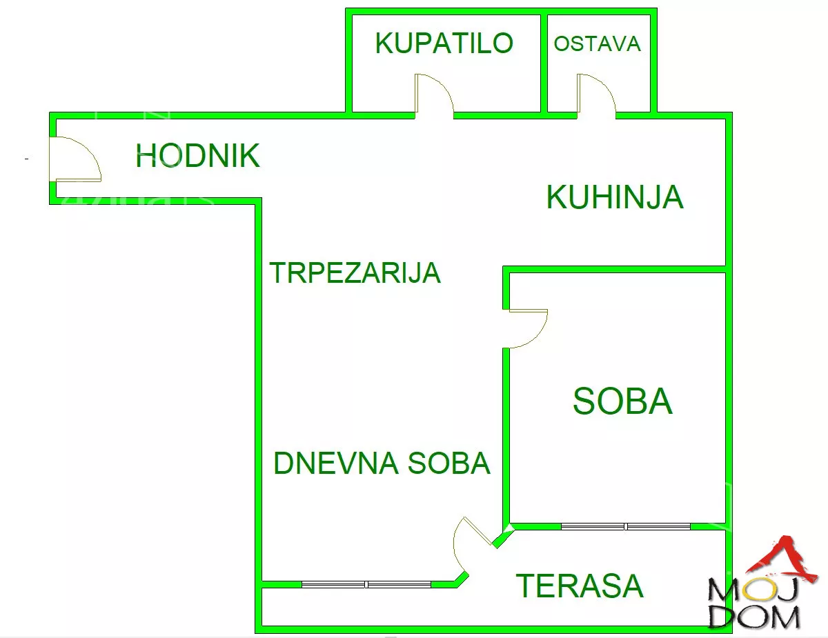 Dvosoban stan | 4zida