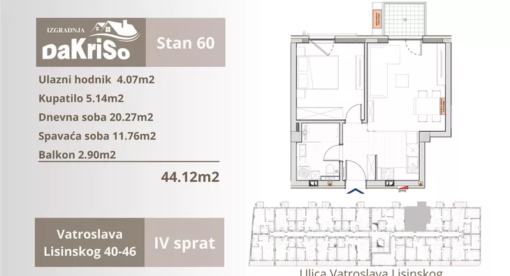 Dvosoban stan | 4zida