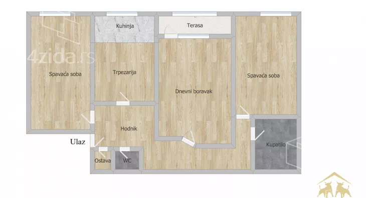 Trosoban stan | 4zida