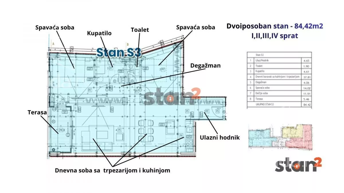 Dvoiposoban stan | 4zida