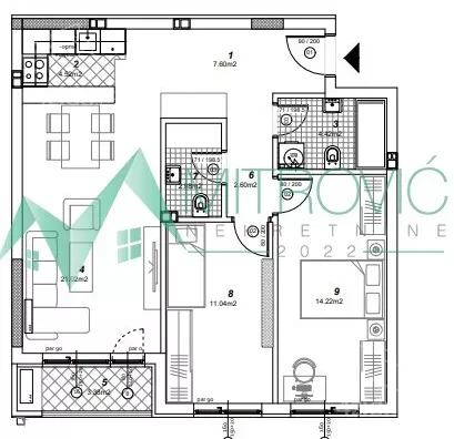 Dvosoban stan | 4zida