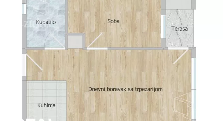 Dvosoban stan | 4zida