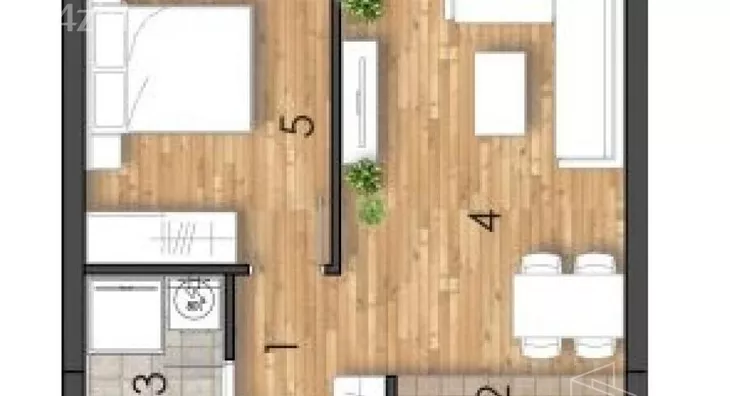 Jednoiposoban stan | 4zida