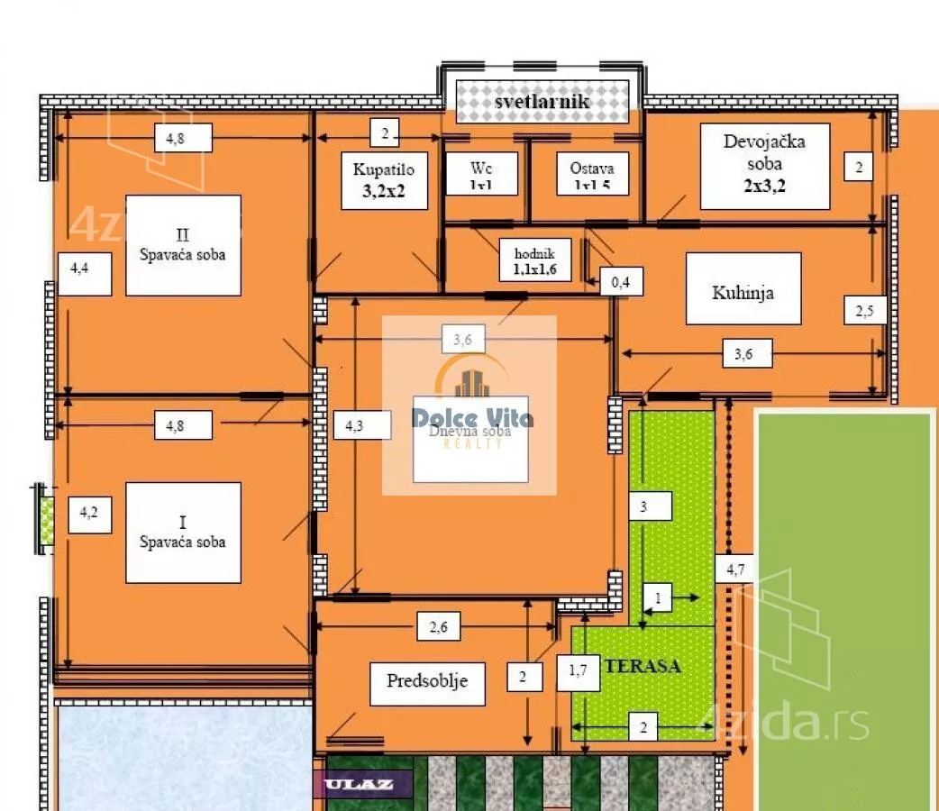 Troiposoban stan | 4zida