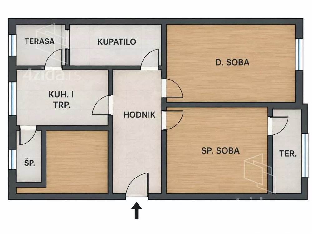 Dvosoban stan | 4zida