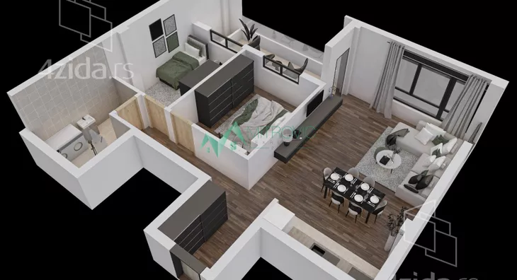 Dvoiposoban stan | 4zida