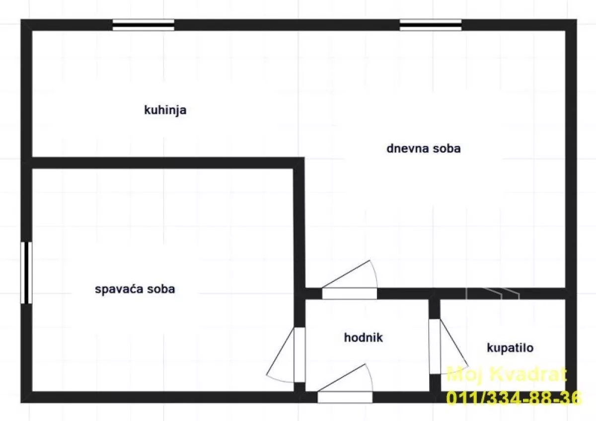 Jednoiposoban stan | 4zida