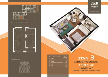 Ugao Partizanskih baza i Gutenbergove | 4zida.rs