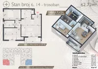 Dvosoban stan | 4zida