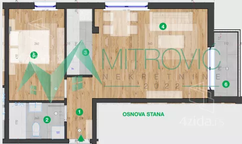 Dvosoban stan | 4zida