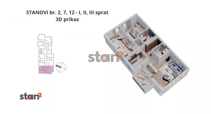 Trosoban stan | 4zida