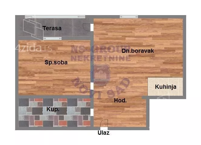 Jednoiposoban stan | 4zida