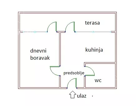 Jednoiposoban stan | 4zida